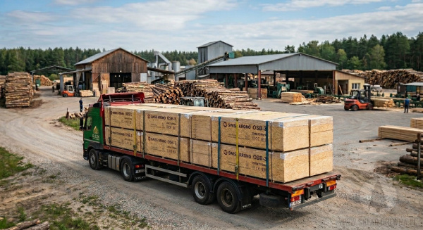 Skład drewna Ciechanów - płyty OSB, drewno C24, KVH i materiały budowlane z dostawą
