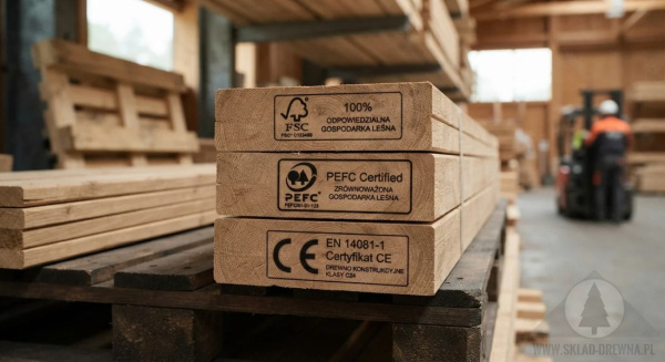 Certyfikaty drewna CE, FSC, PEFC - co naprawdę oznaczają i dlaczego klient powinien na nie patrzeć
