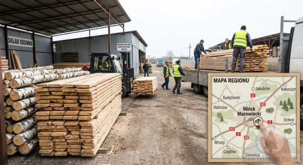 Magazyn drewna Mińsk Mazowiecki i okolice - jak wybrać materiał