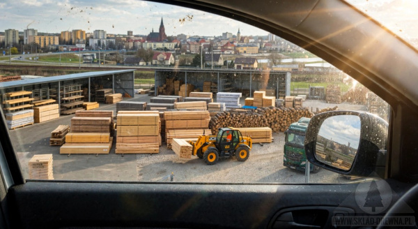Drewno Łomianki, Stare Babice i Izabelin - materiał na działkę w lesie