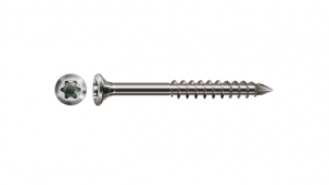 SPAX A2 4×40 mm Srebrny — Wkręty do Desek Elewacyjnych, 100 szt