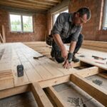 Podłoga na legarach z deski stropopodłogowej - montaż i wilgotność krok po kroku
